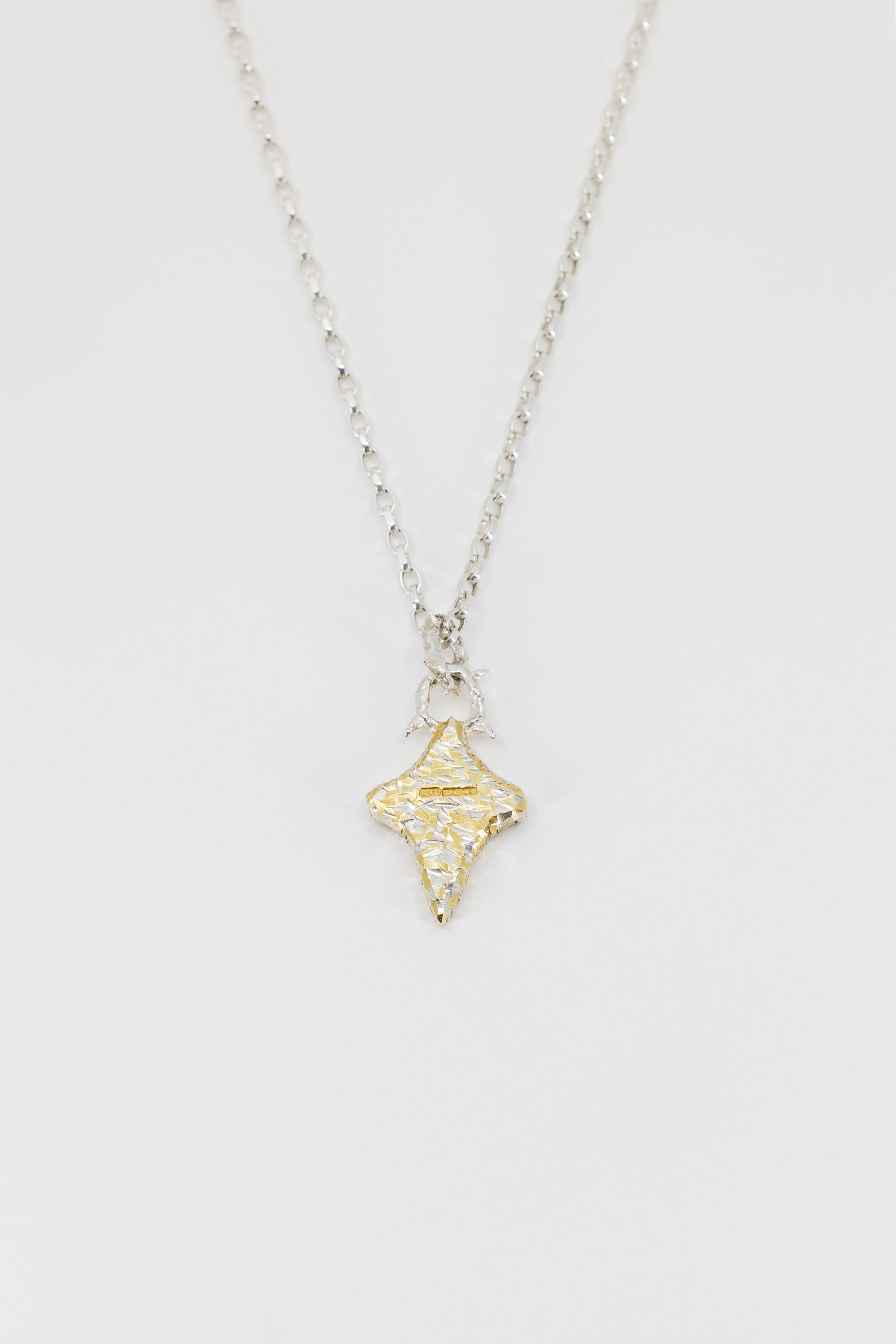 Acruxis Pendant | Sterling Silver & 18ct Yellow Gold Plating